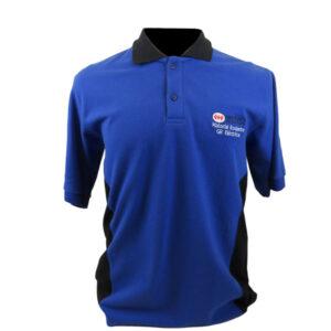 Pique Azul-negro Manga corta Varón N° de Diseño: 3444