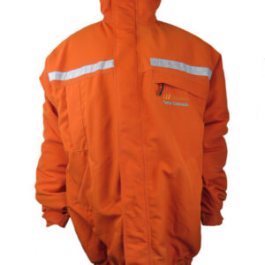 Parka antiácida acolchado forro Tafetán Naranjo N° de Diseño: 3480