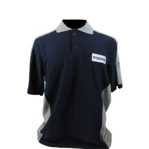 Pique Azul marino-gris claro Manga corta Varón N° de Diseño: 3727