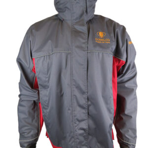 Cortaviento Varón Hipora Gris-rojo N° de Diseño: 3773