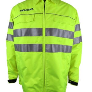 Casaca Skanska Taslan hipora Amarillo fluor N° de Diseño: 3937