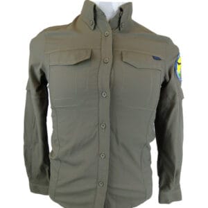 Blusa Tactel UV Block Nylon Verde N° de Diseño: 4065