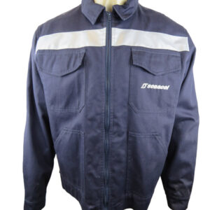 Casaca Slack verano con cinta reflectante Gabardina Azul marino N° de Diseño: 4081