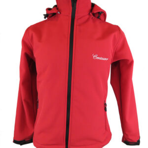 Chaqueta Dama Con gorro Rojo N° de Diseño: 4490