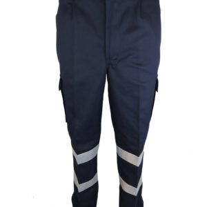 Cargo Gabardina Poliéster/Algodón Azul marino N° de Diseño: 4491