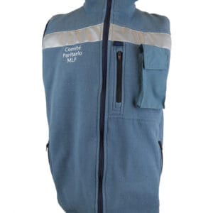 Chaqueta Sin mangas Varón Polar Azul petróleo N° de Diseño: 5074